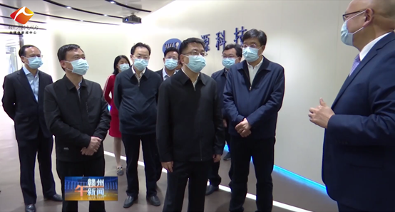 贛州市委副書(shū)記、市長(zhǎng)許南吉一行蒞臨我司考察調(diào)研